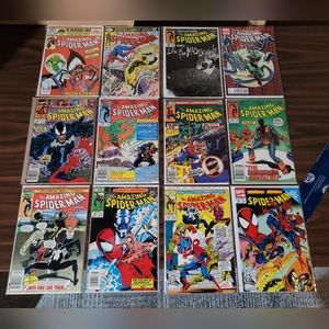 Lot Of 12 Assorted Marvel - The Amazing Spider-man Comics